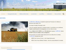 Tablet Screenshot of caproga.fr